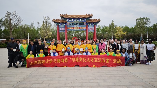 济南商河县成功举办“非遗文化人才交流互鉴”活动暨“ok138cn太阳集团古天乐中华优秀传统文化社会实践基地”揭牌仪式